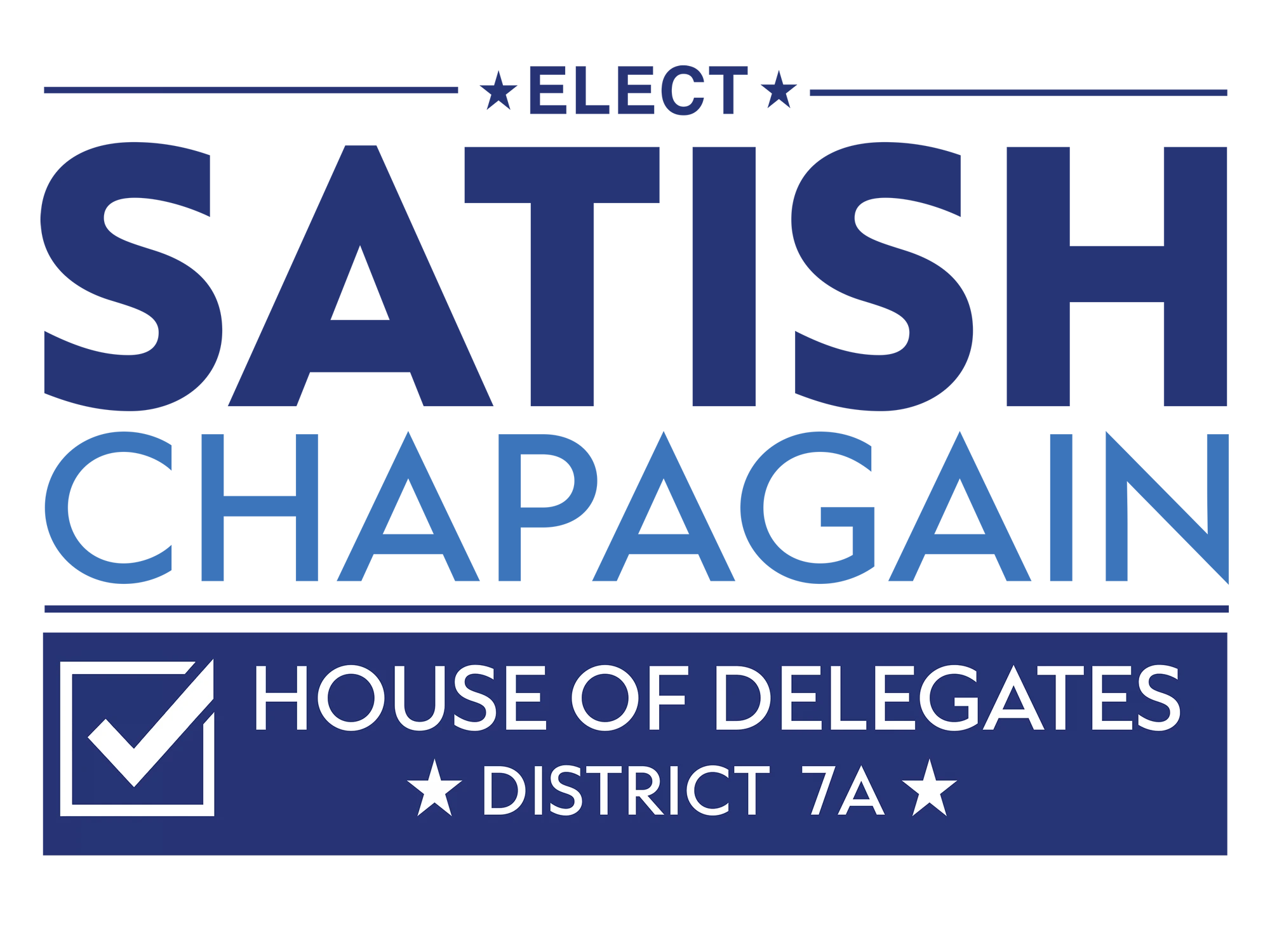 Elect Satish Chapagain — House of Delegates, District 7A